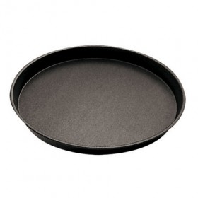 Moule à tarte bord uni 32cm en métal anti-adhérent