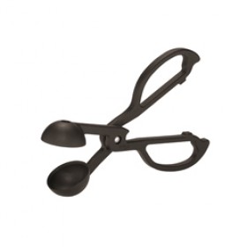 Pince à boulettes noire en PA+ 17cm