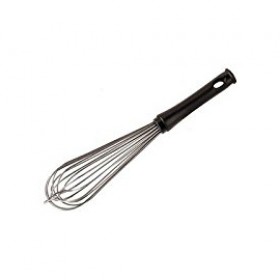 Fouet 11 fils 25cm en inox - manche en polypropylène