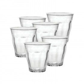 Gobelet 9cl en verre trempé - Lot de 6