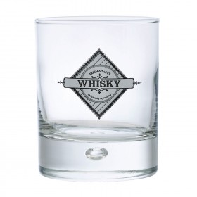 Gobelet forme basse - Verre à whisky décoré 29cl - Lot de 6