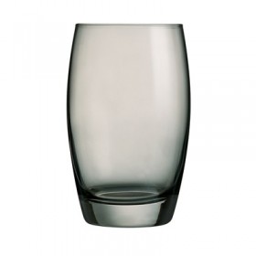 Gobelet forme haute - verre à eau 35cl gris studio - Lot de 6