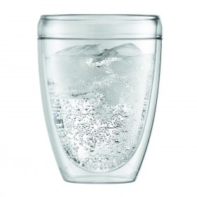 Gobelet en plastique double paroi forme haute 35cl - Lot de 6