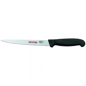 Couteau à fileter fibrox - lame extra flexible 18cm - manche noir
