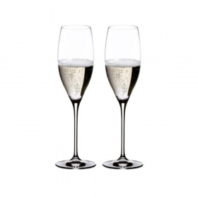 Verres à champagne Cuvée Prestige cristallin 23cl - Lot de 2