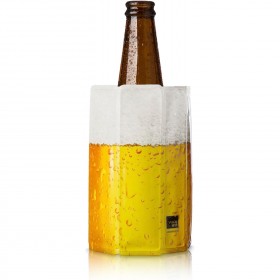 Manchon rafraîchisseur de bière plastique jaune