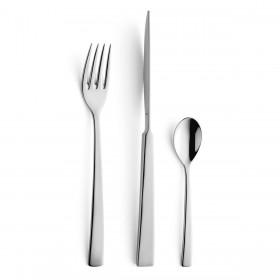 Ménagère 18 pièces Standing inox 18/10 3,5mm finition miroir