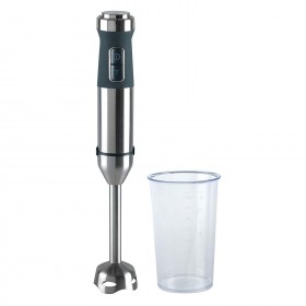 Mixeur électrique mix 700 W acier inoxydable 18/10 + verre mélangeur 