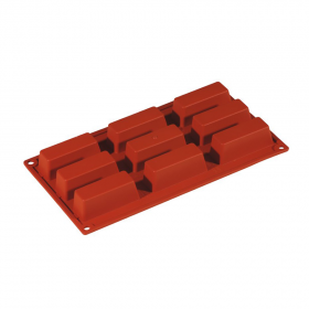 Moule flexible en silicone - 9 mini-cakes