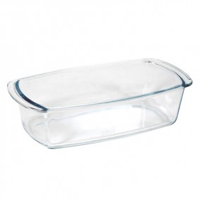 Moule à cake rectangulaire en verre 26.9 x 14cm