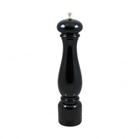 Moulin à sel 32cm en bois laqué noir