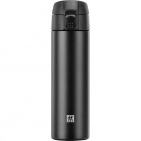 Mug isotherme 450ml acier inoxydable double paroi noir mat