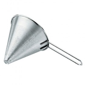 Passoire chinois 20 cm inox sans support - manche fil