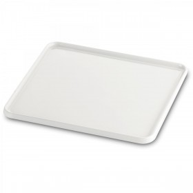 Plateau rectangulaire GN 1/2 32.5X26.5cm blanc en porcelaine