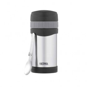 Porte-aliment inox avec cuillère 50cl