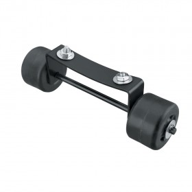 Roulettes noires pour chauffage parasol gaz Lacor