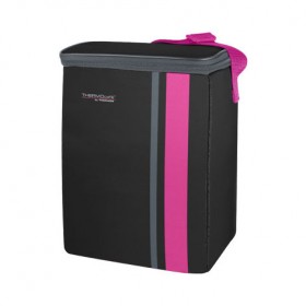Sac isotherme 9L noir et rose