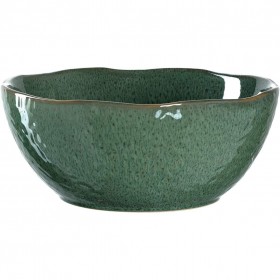 Saladier céramique rond 23,5cm vert