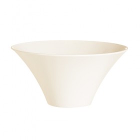 Saladier conique blanc 20cm en Zenix