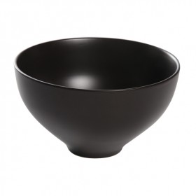 Saladier rond noir 22cm - Lot de 2