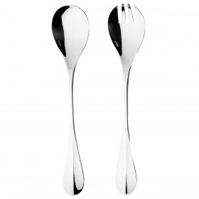 Service à salade en inox 18/10 de 3,5mm finition miroir