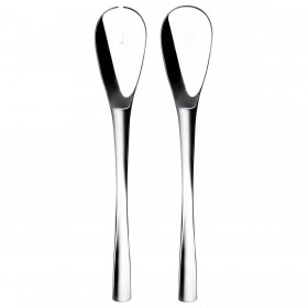 Service à salade en inox 18/10 de 3,5mm finition miroir