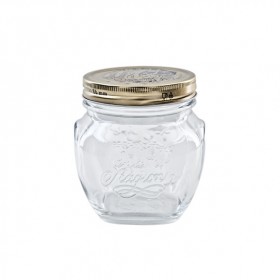 Set de 12 bocaux / pots à confiture conserve 50 cl en verre avec couvercles 86mm