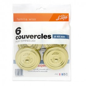 Set de 6 couvercles 82mm pour terrine