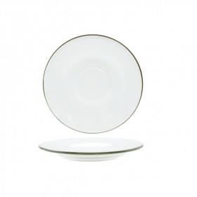 Sous-tasse seule 14.5cm grise - Lot de 6