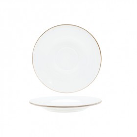 Sous-tasse seule 14.5cm beige - Lot de 6