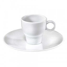 Tasse moka blanche 9cl en porcelaine