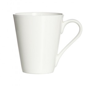 Tasse / Mug blanc 32cl en porcelaine - Lot de 4