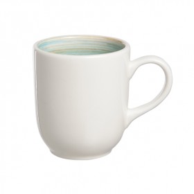 Tasse / Mug bleu 35cl en grès - Lot de 6