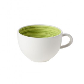 Tasse verte 29cl en grès - Lot de 6