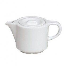 Théière blanche 35cl en porcelaine
