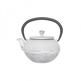 Théière en fonte blanc crème tous feux 0,35 L