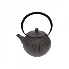 Théière en fonte gris brun 1,2 L