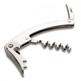 Tire-bouchon limonadier double détente en inox 18/10
