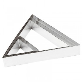 Triangle à pâtisserie Inox - Côté  20 cm x h 4.5 cm - À l'unité