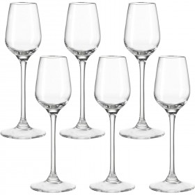 Verre à liqueur à pied 10cl - Lot de 6