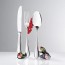 Fourchette de table en inox 18/10  - Anser 