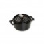 Cocotte en fonte ronde 22 cm noir mat - Fondamentales - Staub