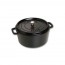 Cocotte en fonte ronde 30 cm noir mat - Fondamentales - Staub