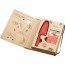 Couteau de chef lame arrondie lisse 10cm acier inoxydable - manche plastique rouge - Zwilling
