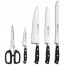 Bloc de 4 couteaux et 1 paire de ciseaux de cuisine Clasica