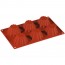 Moule flexible en silicone - 6 cannelés - Flexipad - Paderno