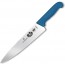 couteau a decouper manche bleu - fibrox - victorinox