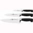 Set de 3 couteaux de cuisine - manche noir - Four Star - Zwilling