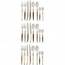 Ménagère 24 pièces coloris mix lin en inox - Range couverts en bois - Laguiole - Jean Dubost