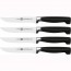 Couteau à steak 24,5cm - manche noir - Set de 4 - Four Star - Zwilling
